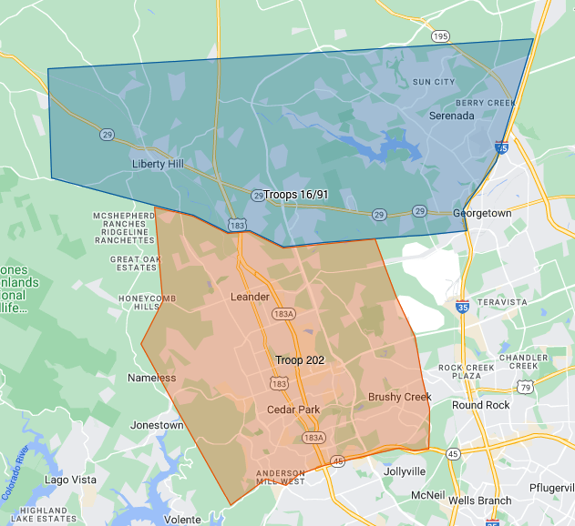 2026 Christmas Tree Recycling Service Areas Map